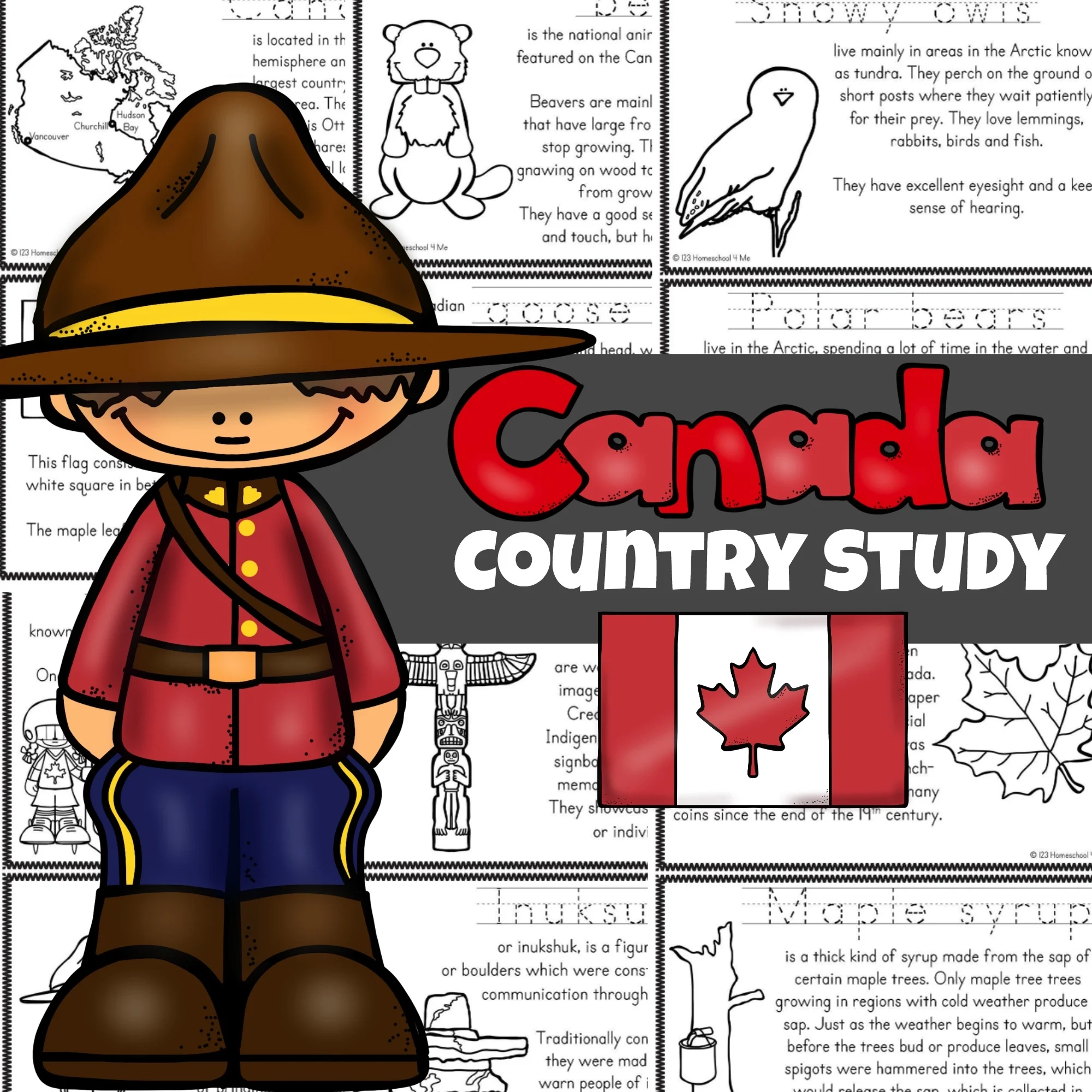 Free Printable Canada Worksheets