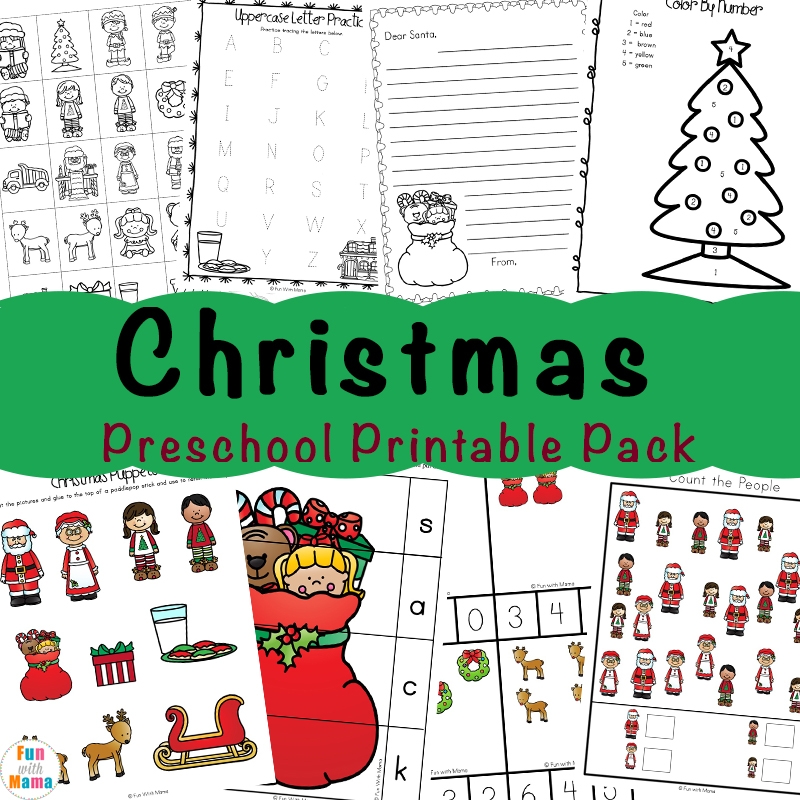 Christmas Printables Preschool