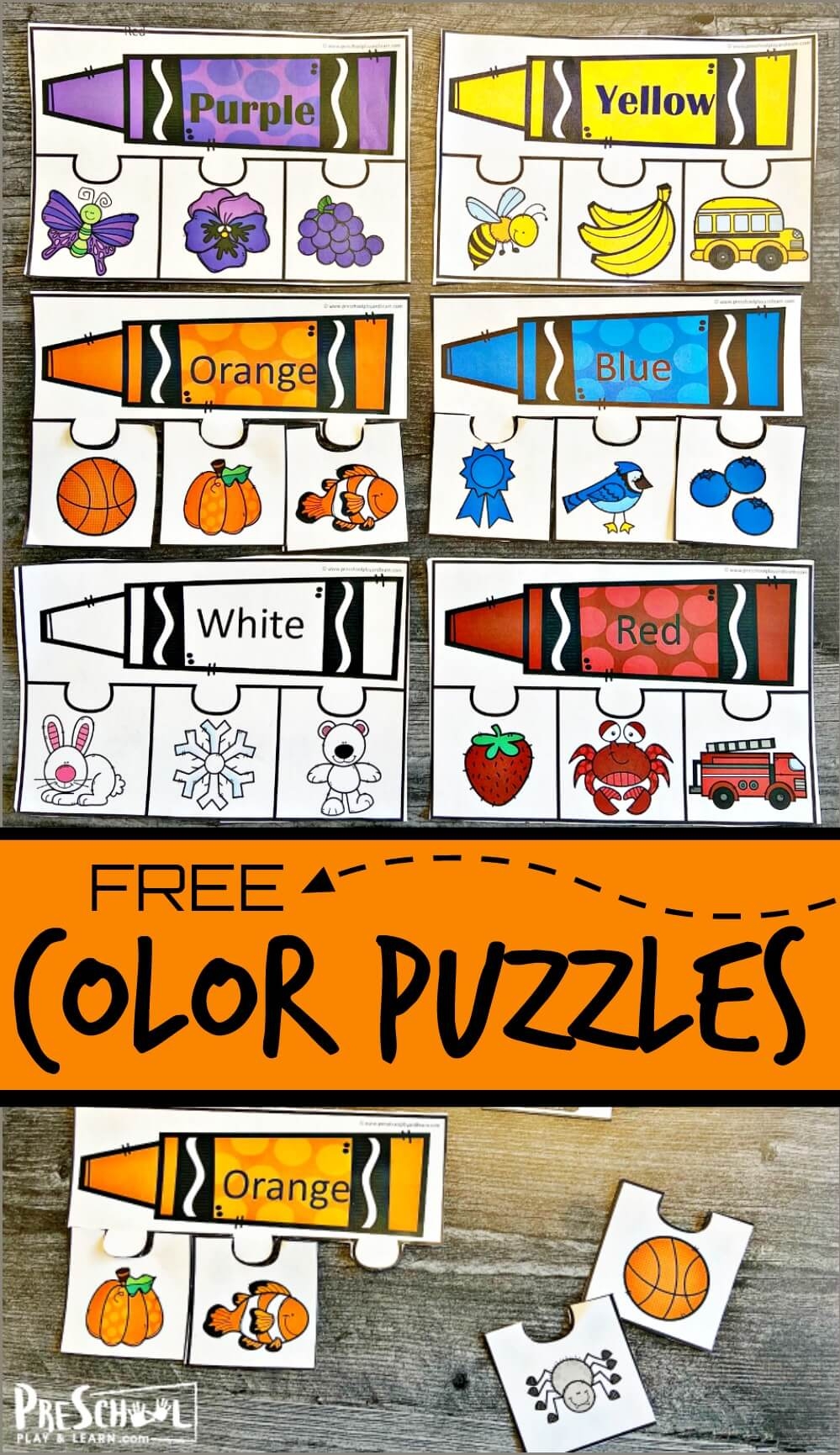Free Printable Colors For Preschoolers