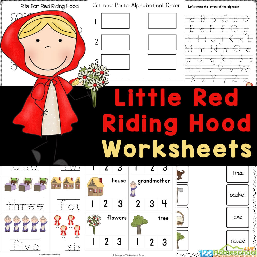 Little Red Riding Hood Worksheet Preschool