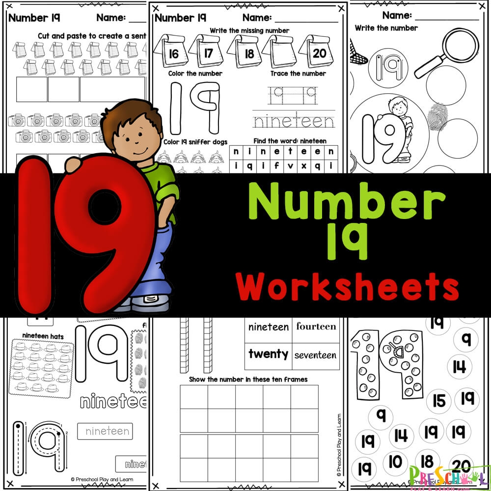 Number Worksheets For Preschoolers
