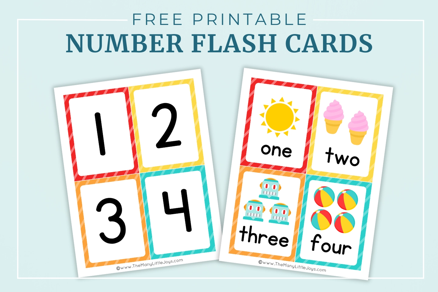 Free Printable Flashcards Preschool