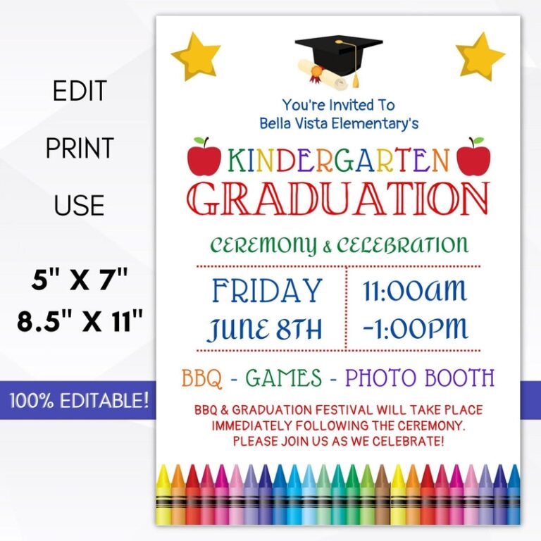Free Printable Preschool Graduation Invitation Template Download Free Printable Preschool Graduation Invitation Template Png Images Free Worksheets On Clipart Library