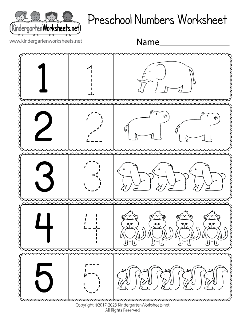 Printable Pictures Preschool