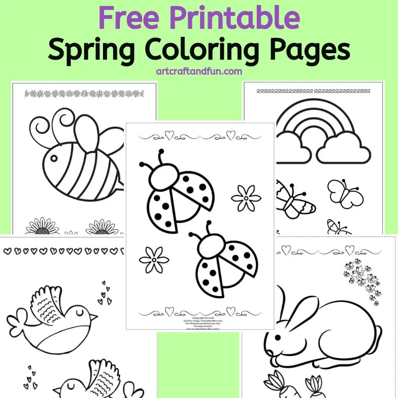 Spring Preschool Printables Free
