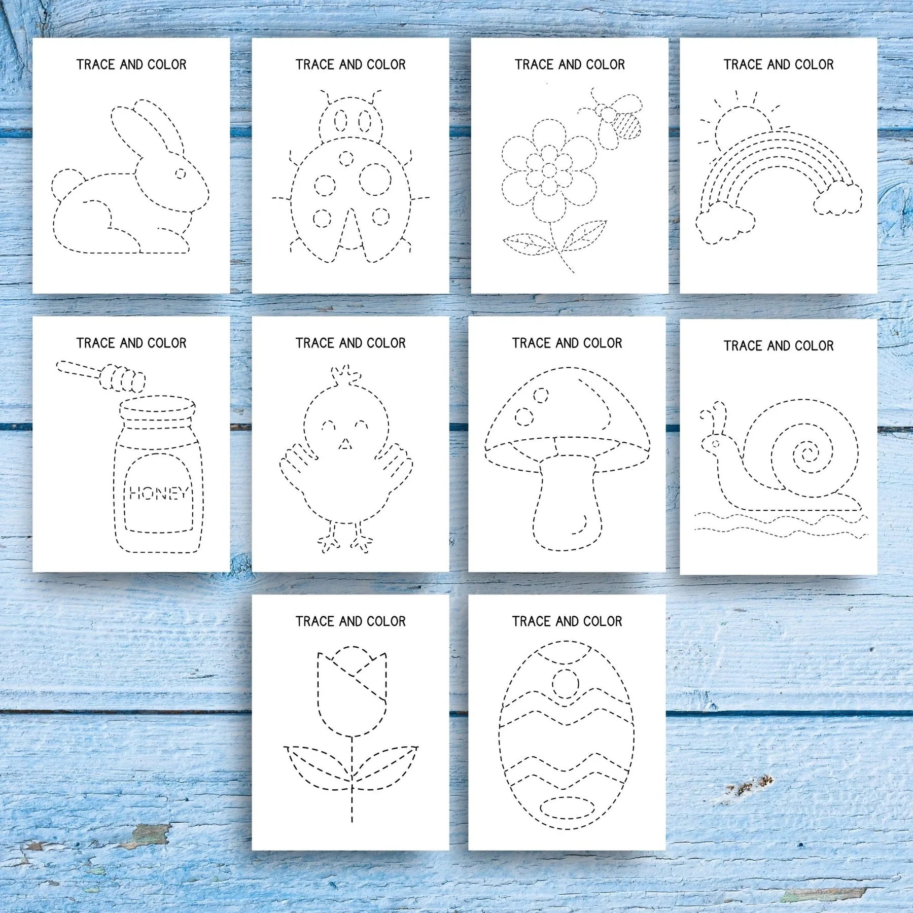 Free Spring Pencil Control Worksheets For Children KY DesignX