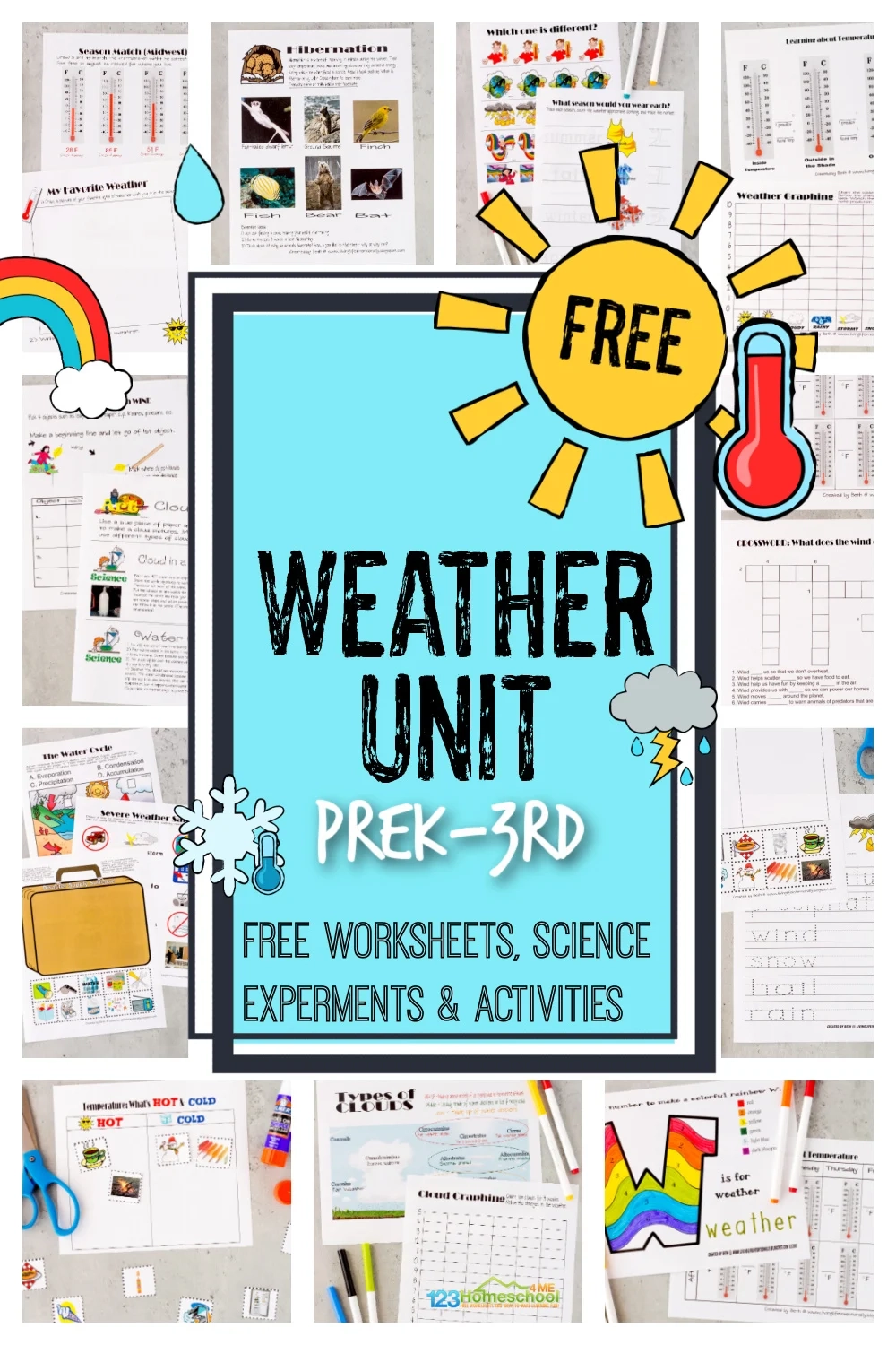 Free Weather Worksheets For 3rd Grade