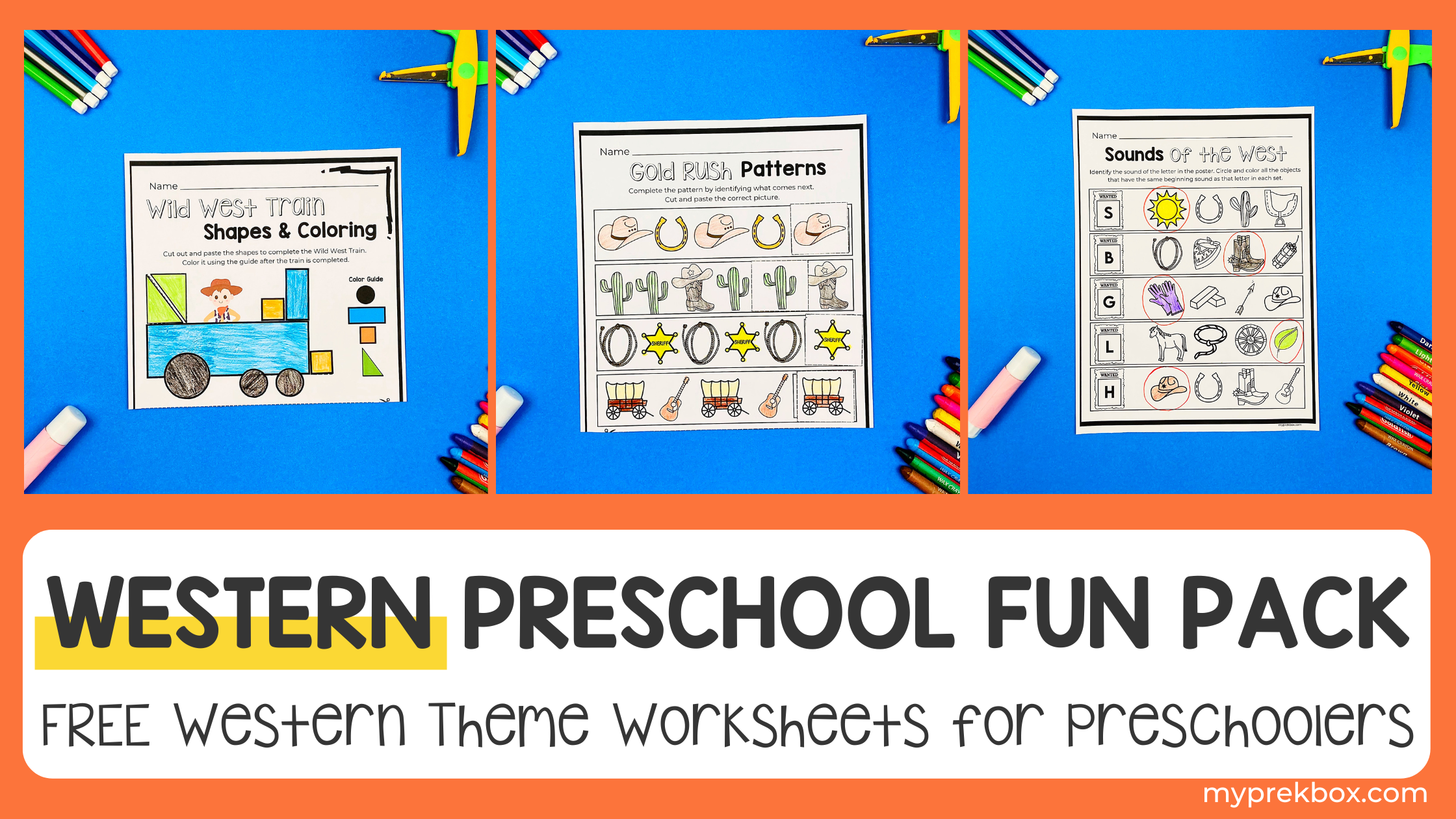 Free Printable Rodeo Worksheets