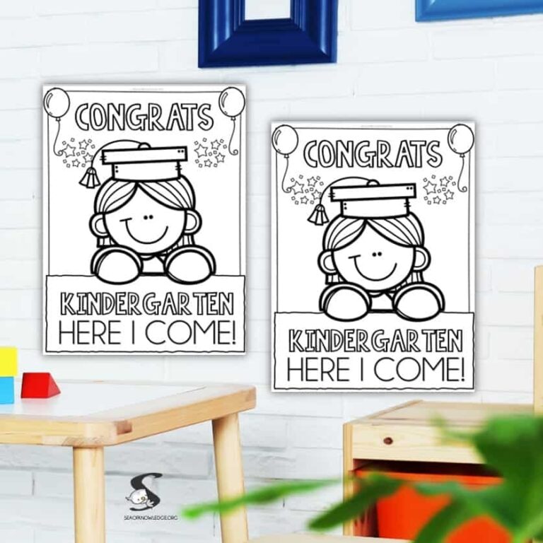 Fun and Editable Graduation Coloring Pages Printables