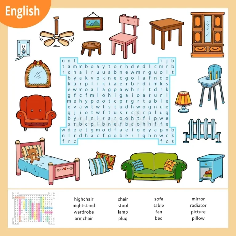 Furniture Worksheet Stock Illustrations 358 Furniture Worksheet Stock Illustrations Vectors Clipart Dreamstime