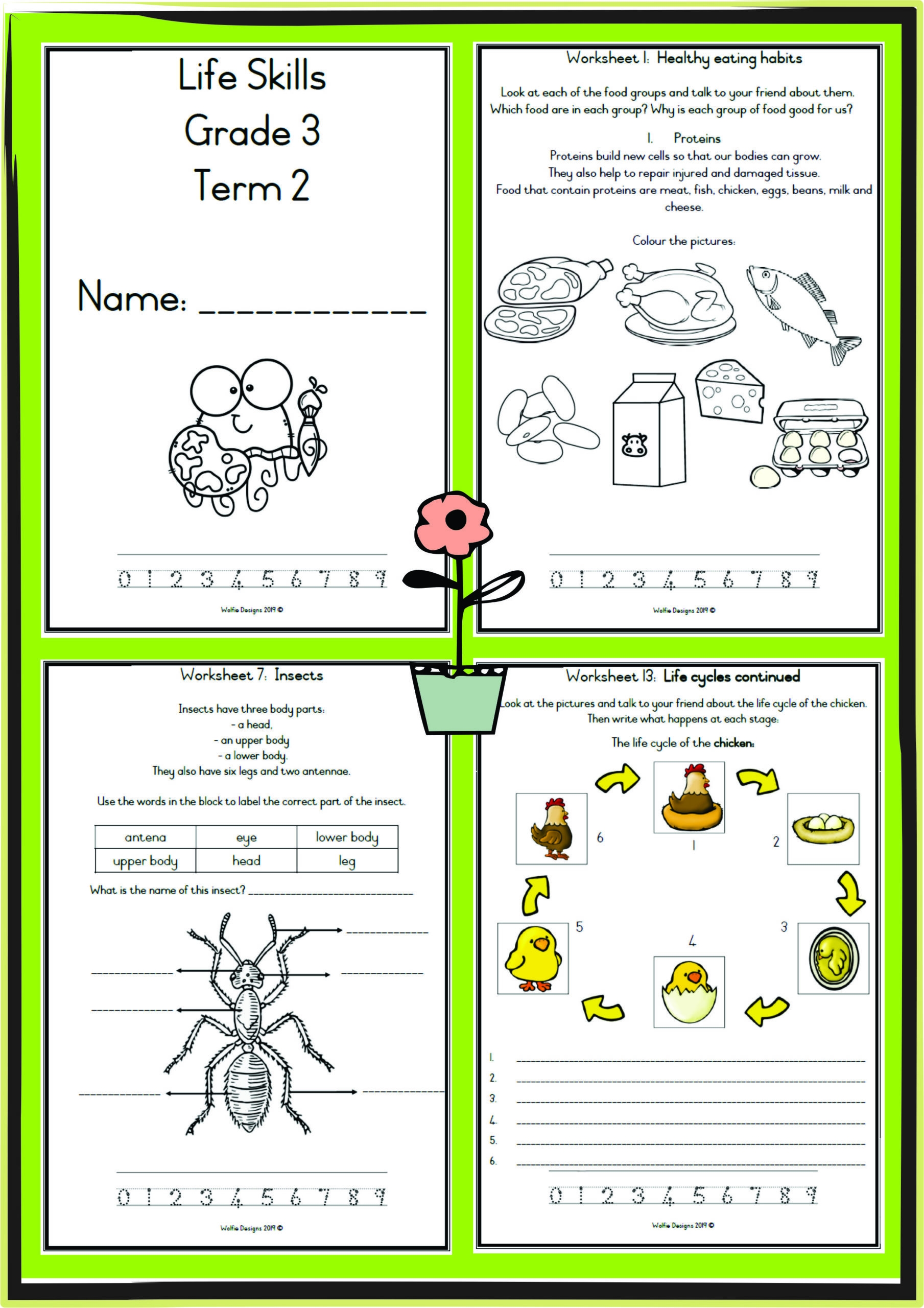 Grade 3 Life Skills Term 1 4 Teacha Worksheets Library