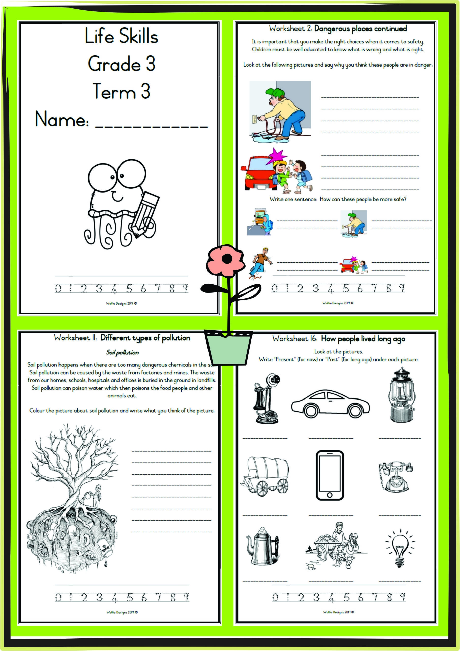 Grade 3 Life Skills Term 1 4 Teacha Worksheets Library