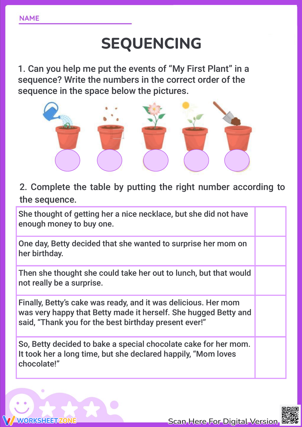 Grade 4 Sequencing Events Worksheets 2024 Worksheets Library
