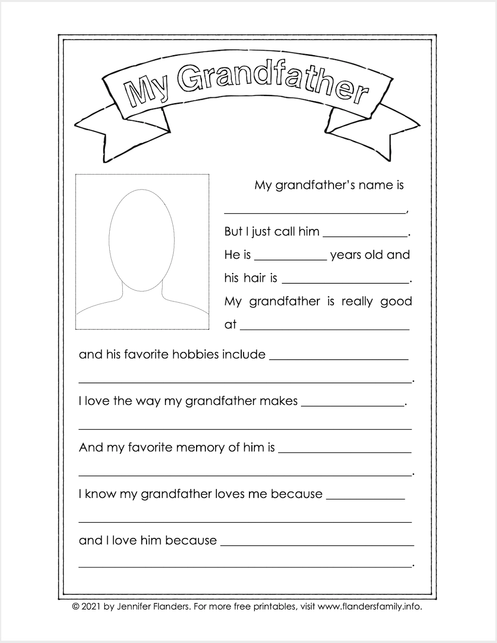 Grandparents Day Printables For Kids Flanders Family Home Life