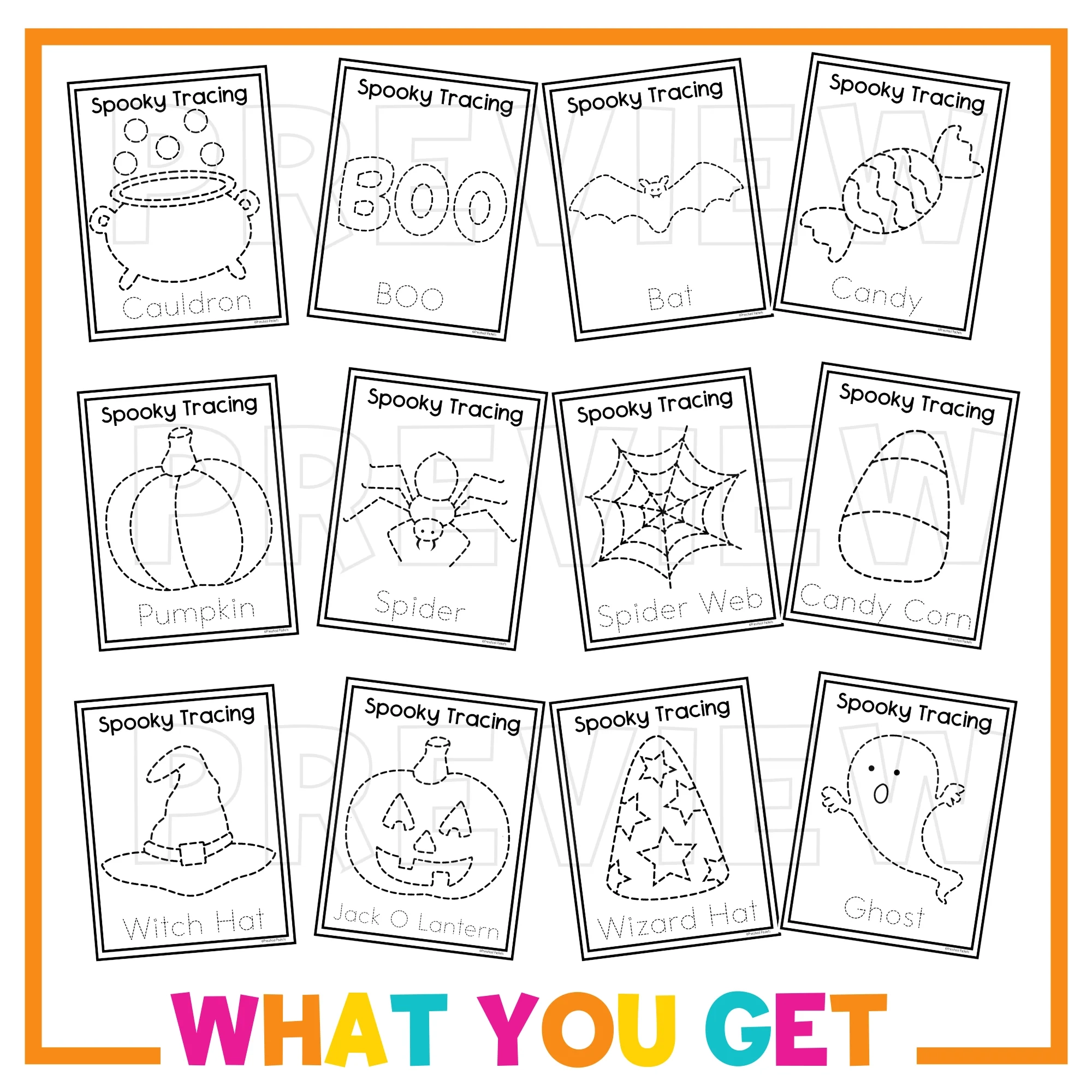 Halloween Worksheets Printables For Kindergarten