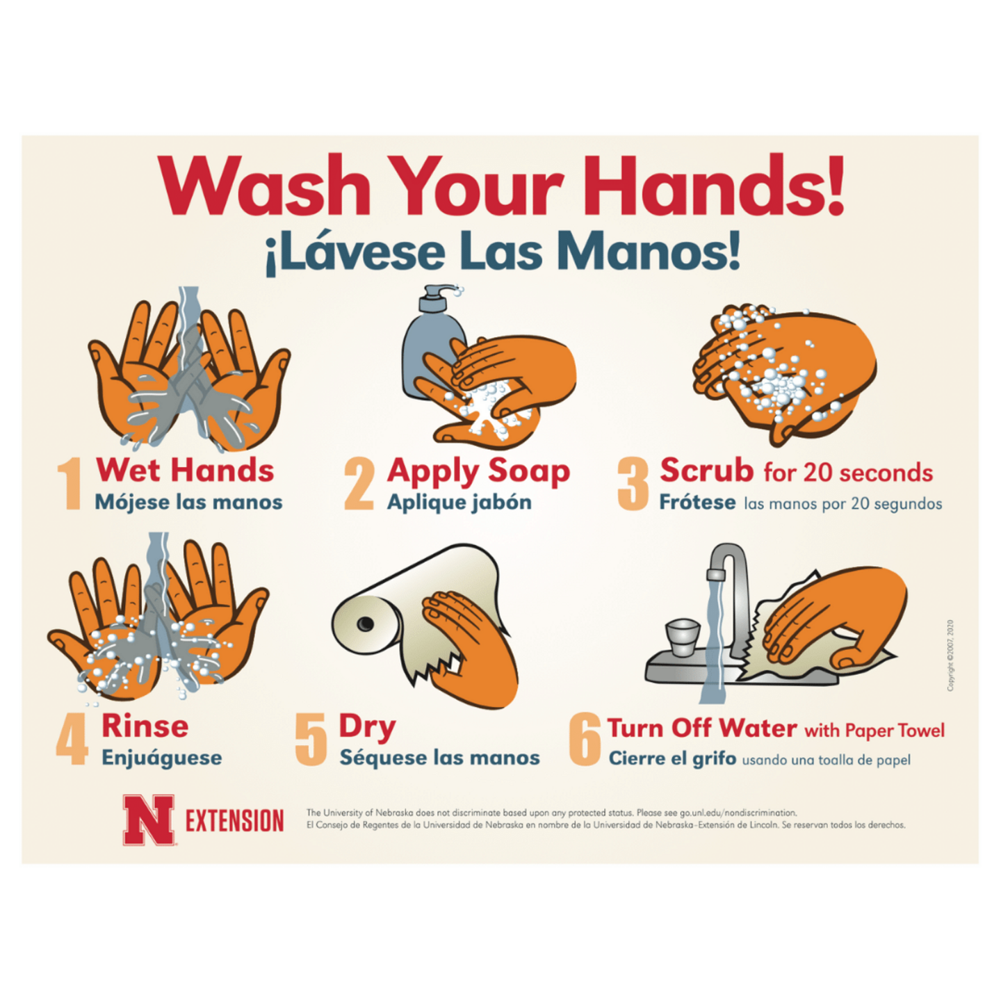 Handwashing Sign Preschool Printable