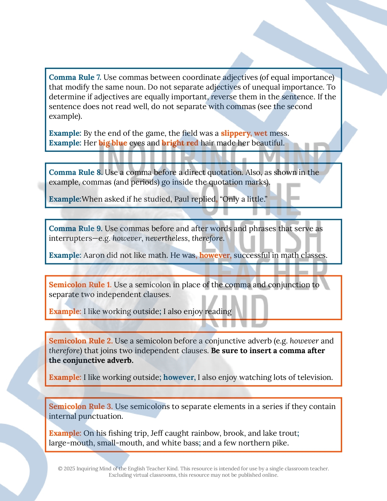 Commas Interrupters Printable Worksheet Answer Key