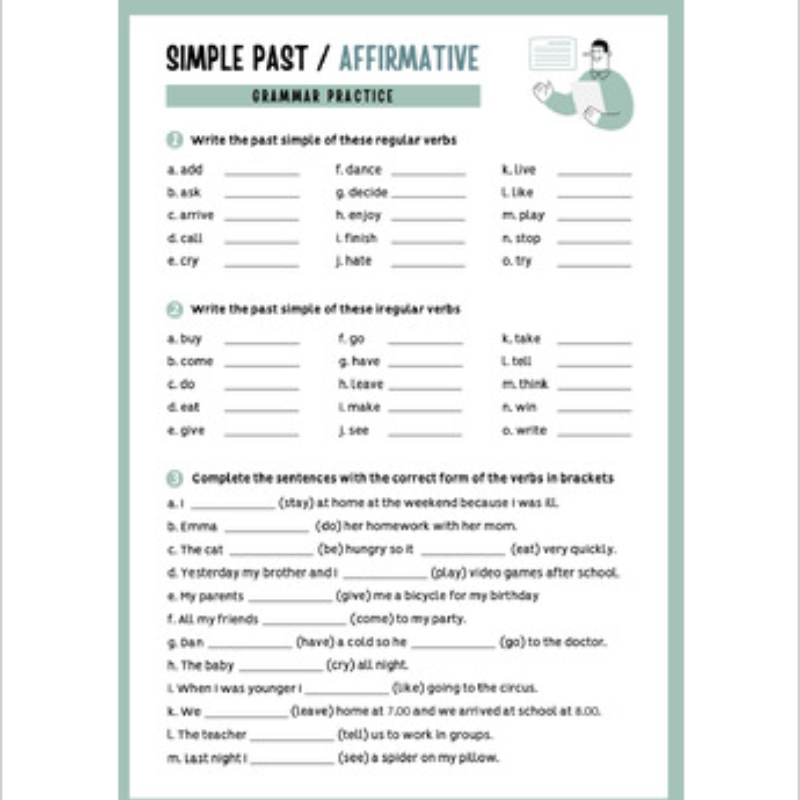 Intermediate Grammar Practice Pack Fun ESL Worksheets Teacha