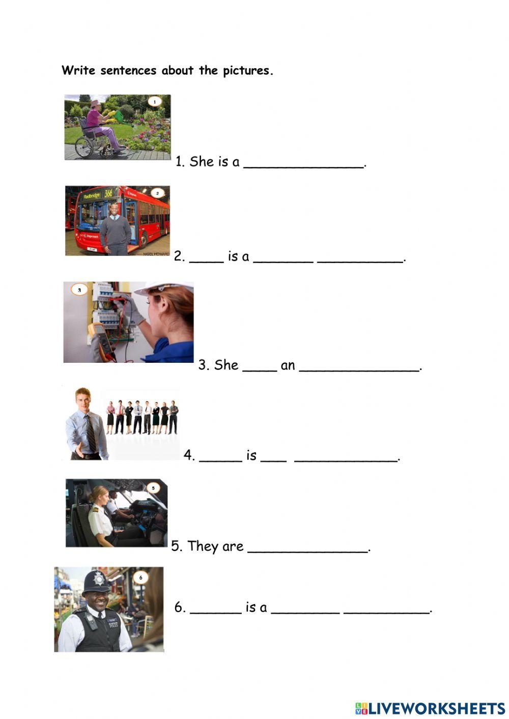 Jobs Writing Pr Free Interactive Worksheets 7004745