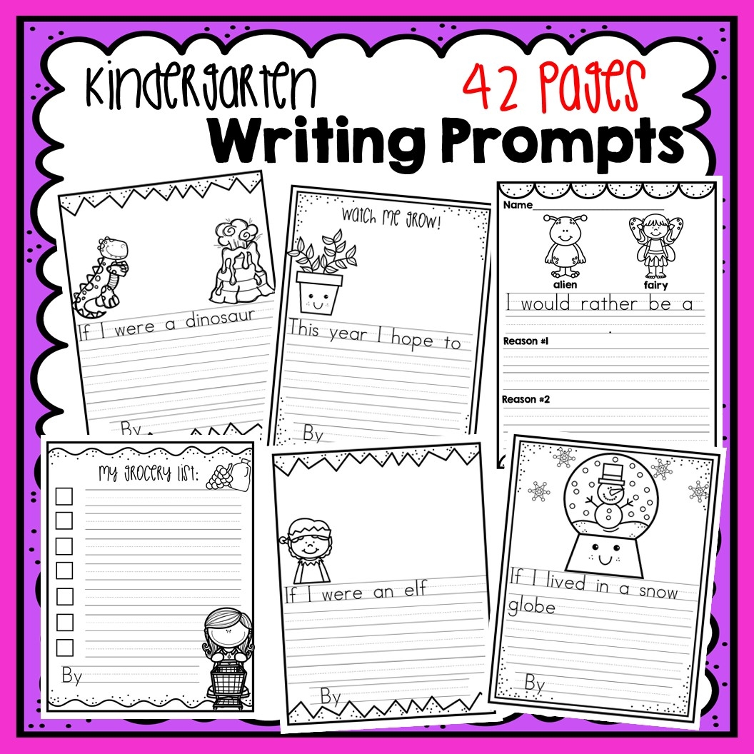 Kindergarten Writing Prompts Free Worksheets