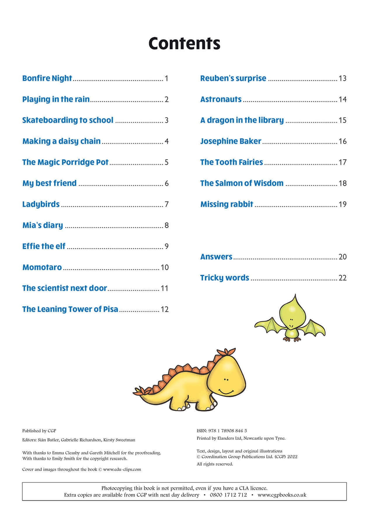 KS1 English Year 1 Stretch Reading Comprehension Targeted Question Book with Answers CGP Books