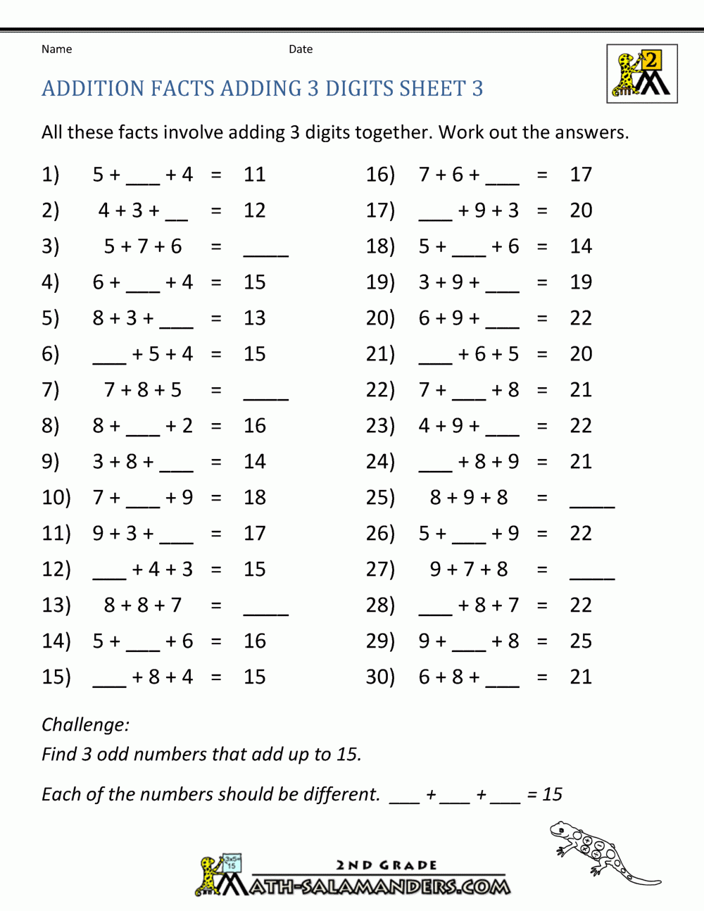 Learning Addition Facts To 12 Worksheets Library