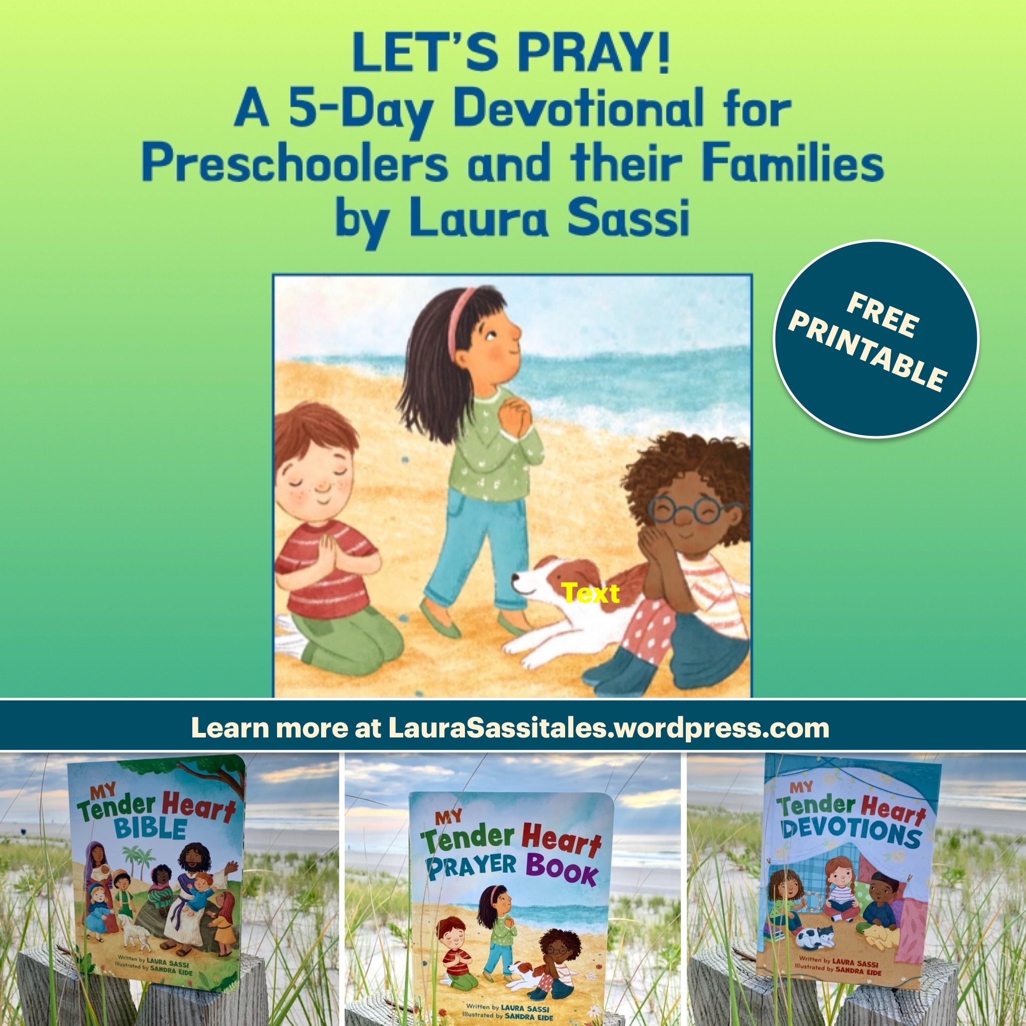 Let s Pray Free 5 Day Devotional For Preschoolers By Laura Sassi Laura Sassi Tales