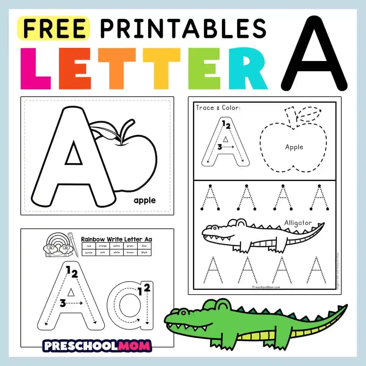 Printable Preschool Worksheets Alphabet