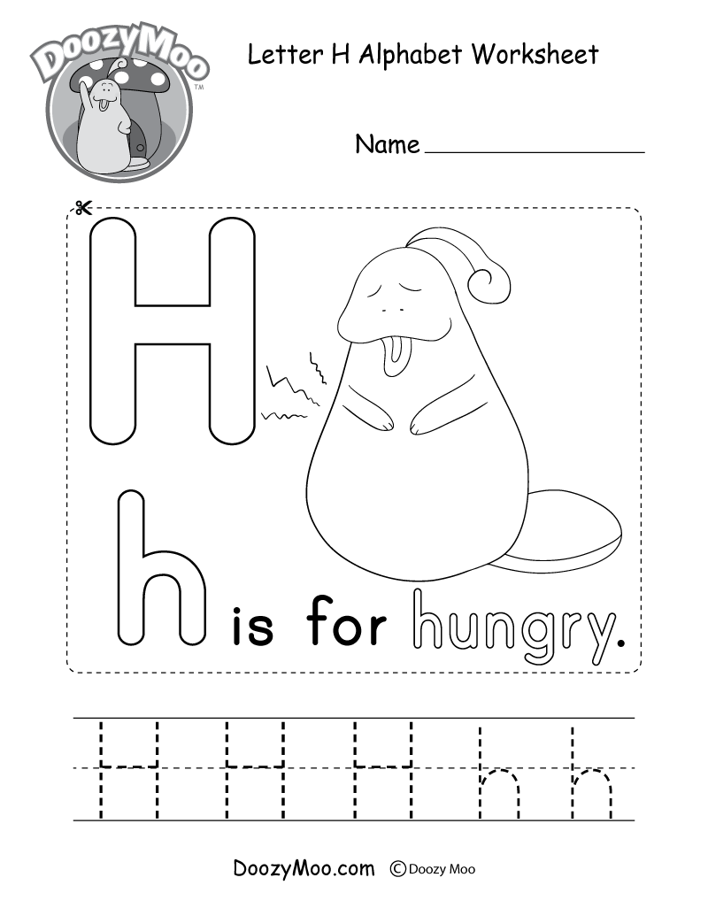 Letter H Printables For Preschool