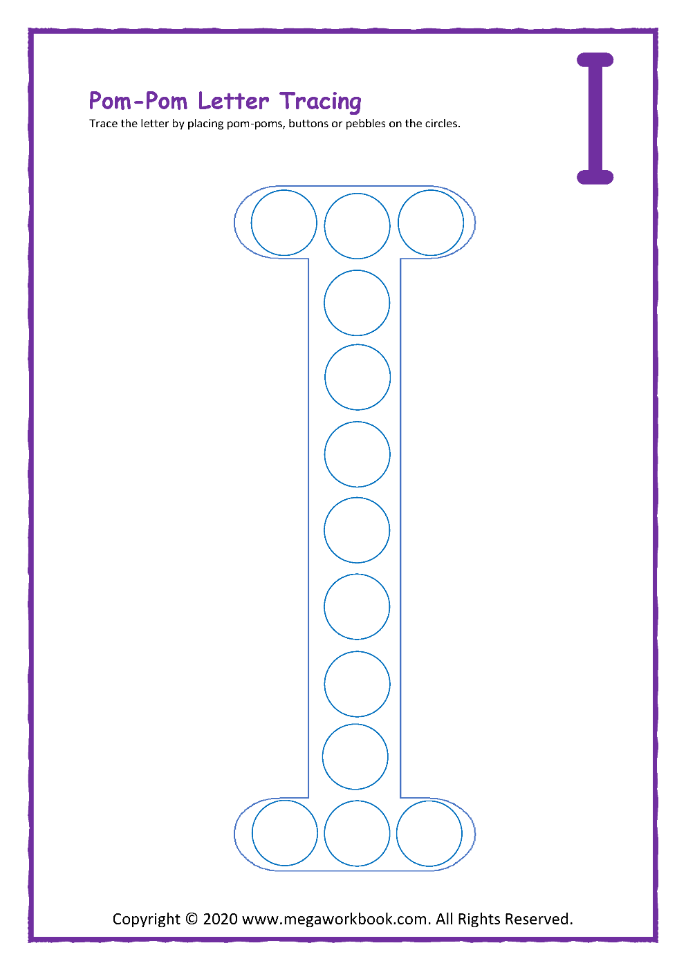 I Letter Worksheets For Preschoolers