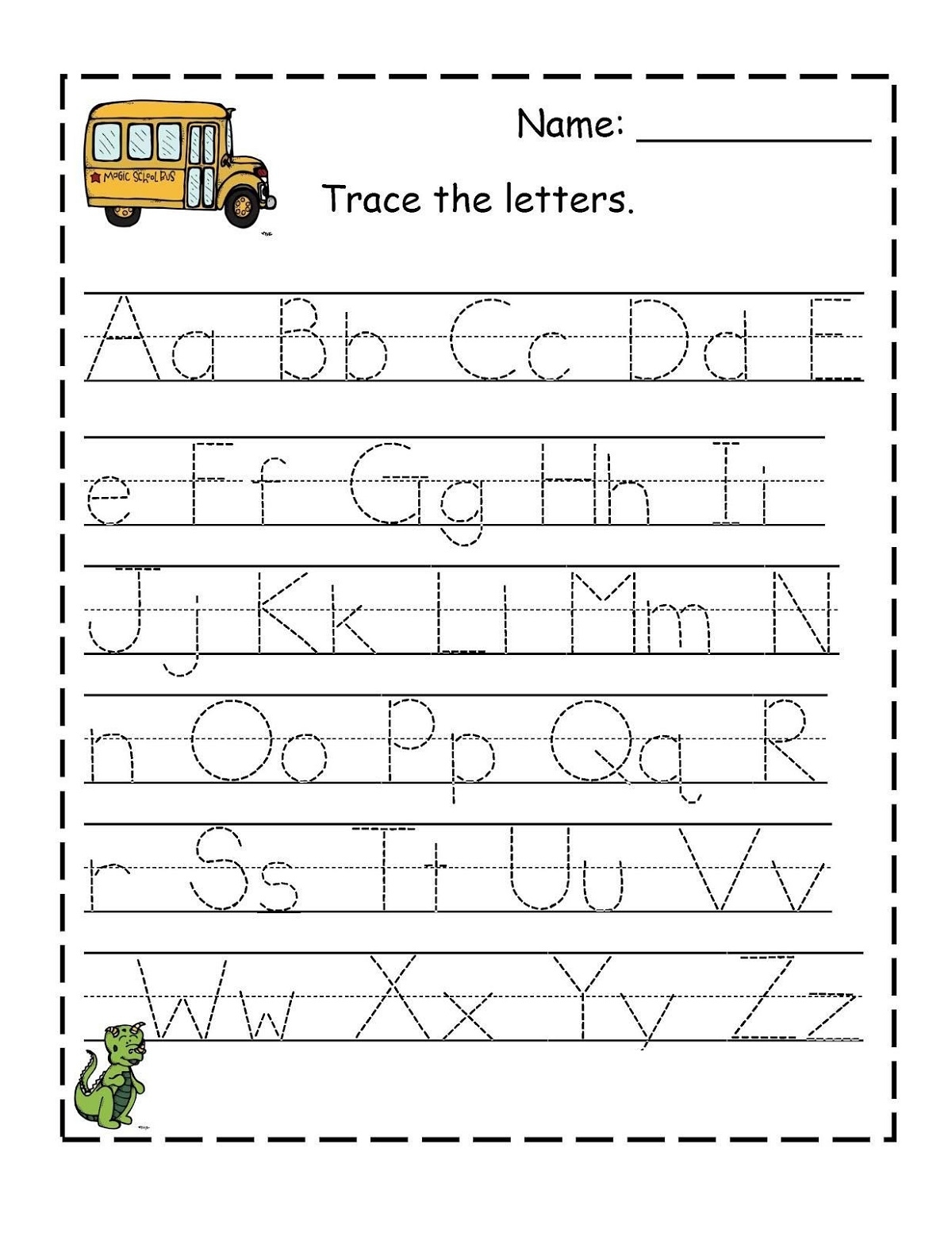 ABC 123 Printable Worksheets