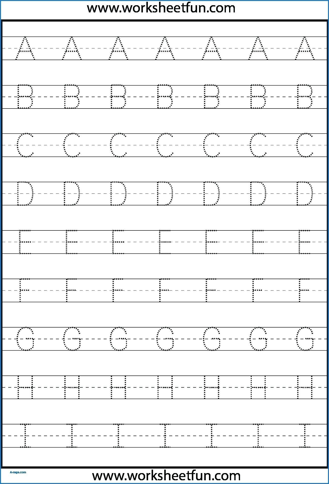 English Alphabet Tracing Worksheets