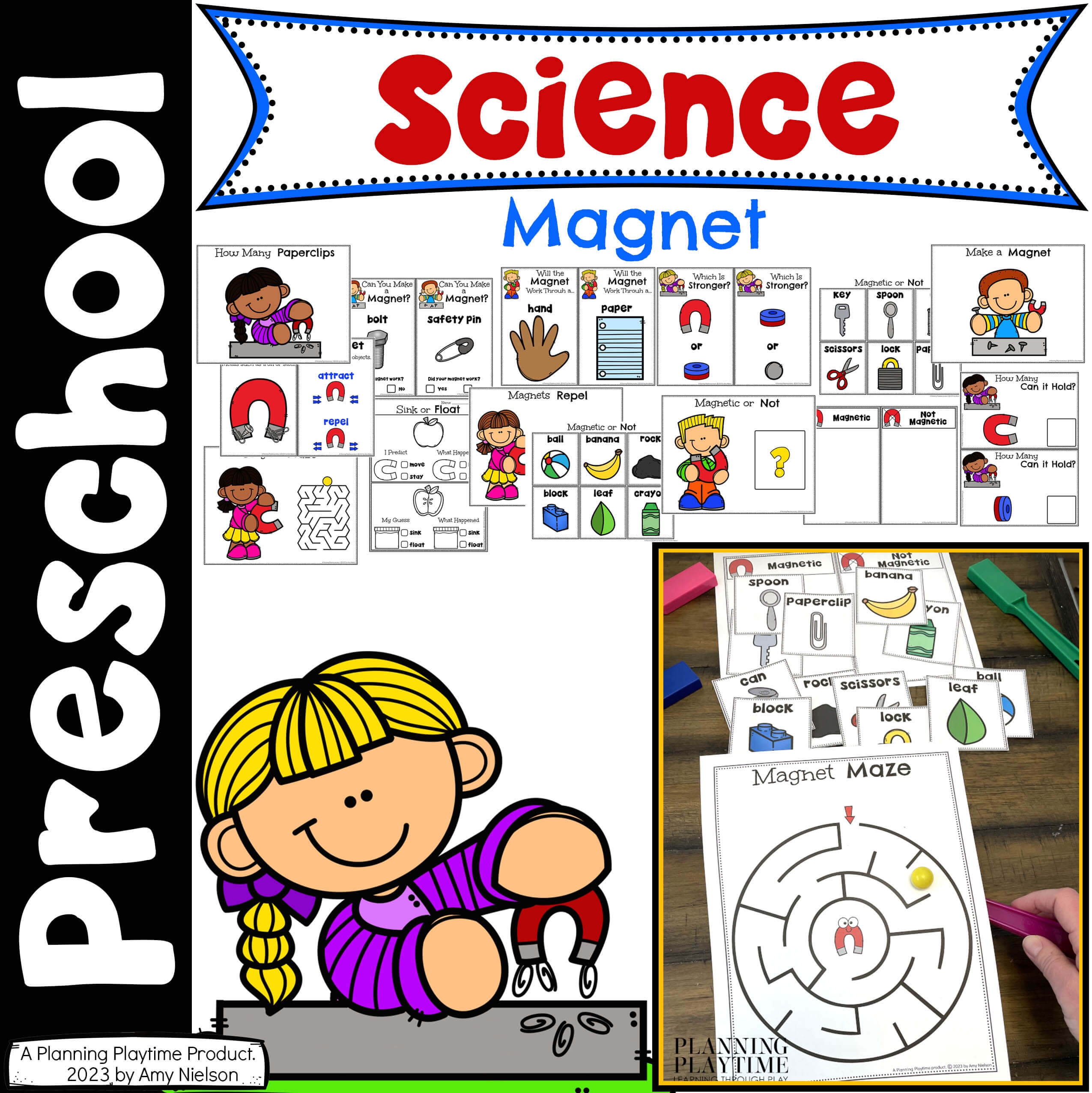 Magnet Worksheets For Kindergarten Free