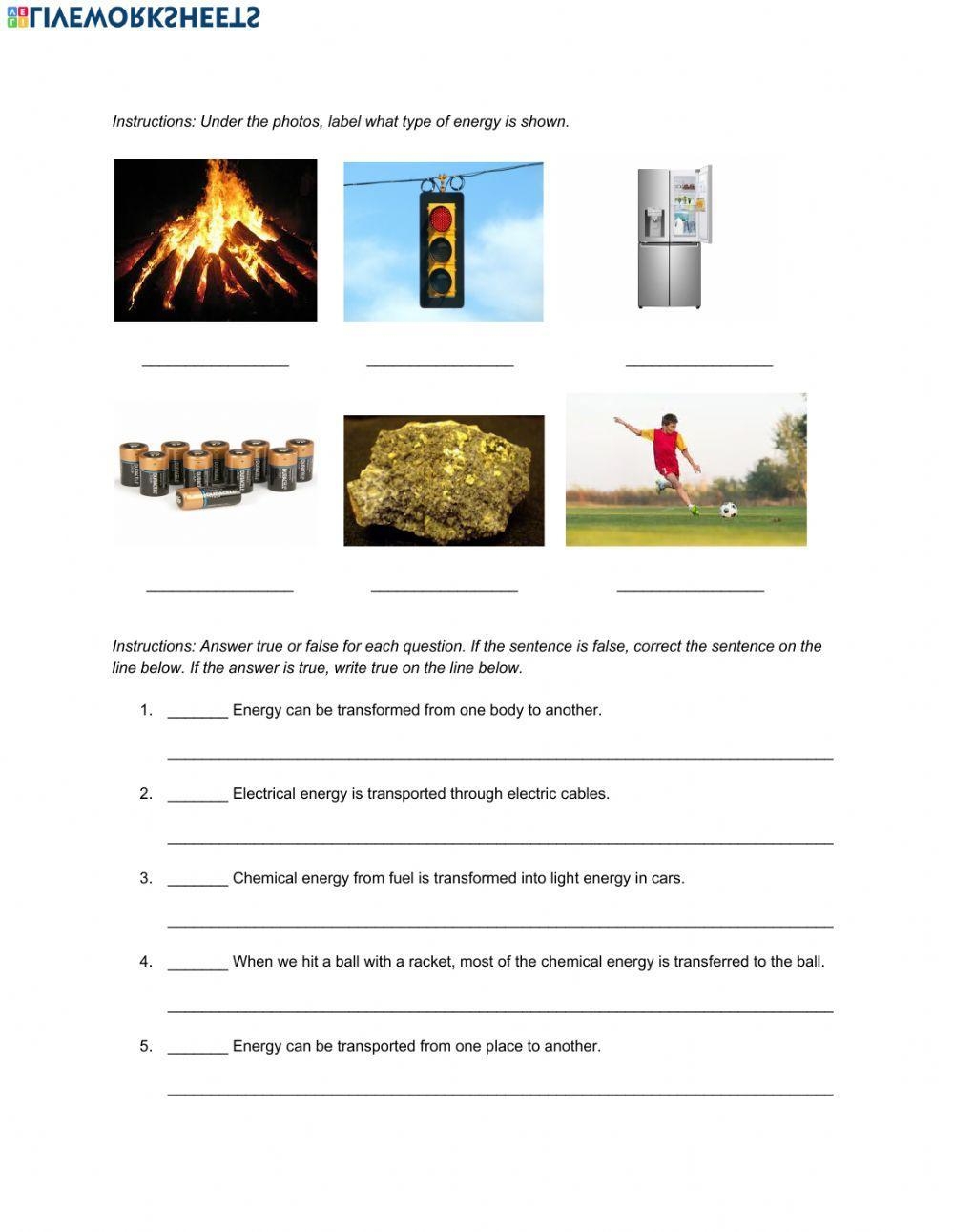 Natural Science Free Interactive Worksheets 156568