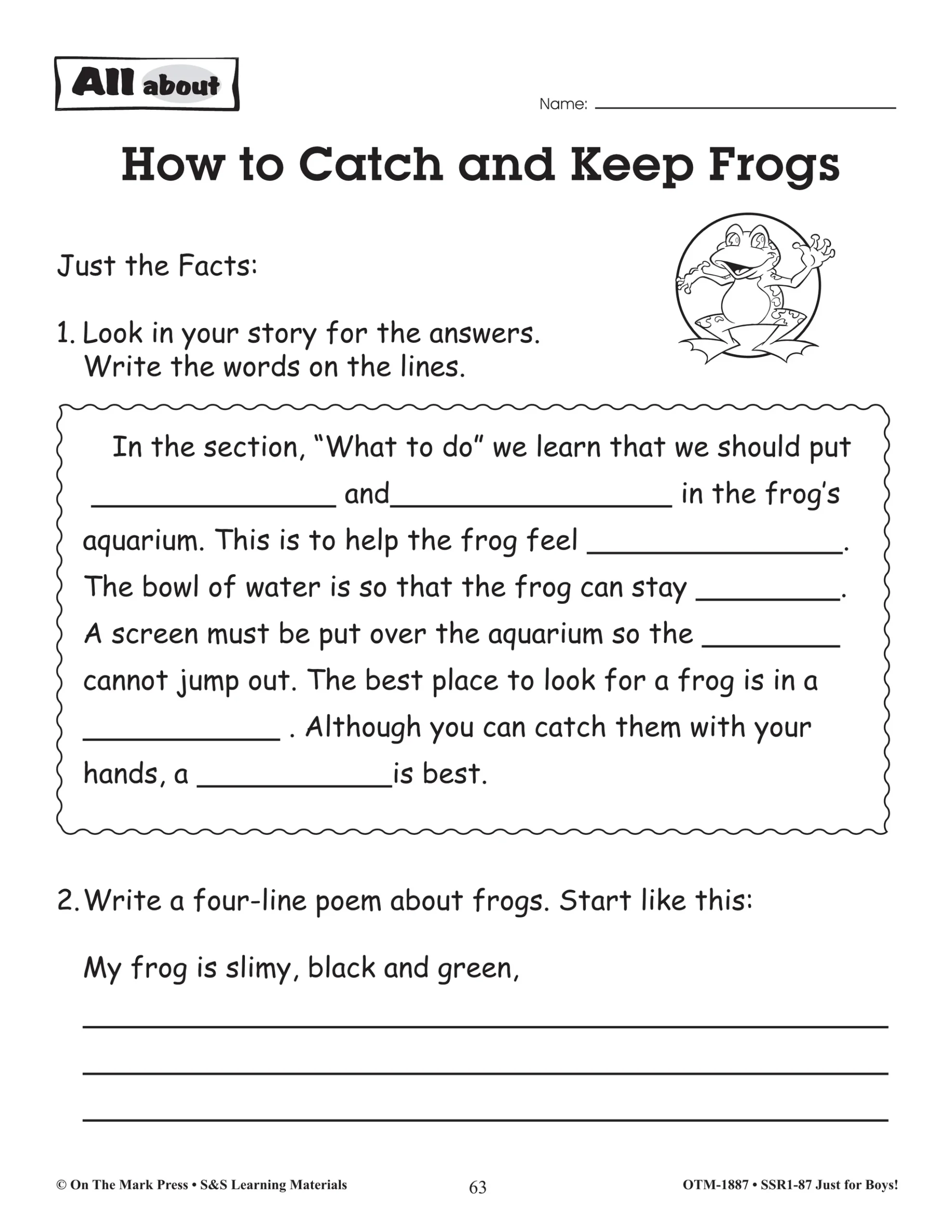 Nonfiction Reading Comprehension Worksheets Grade 2