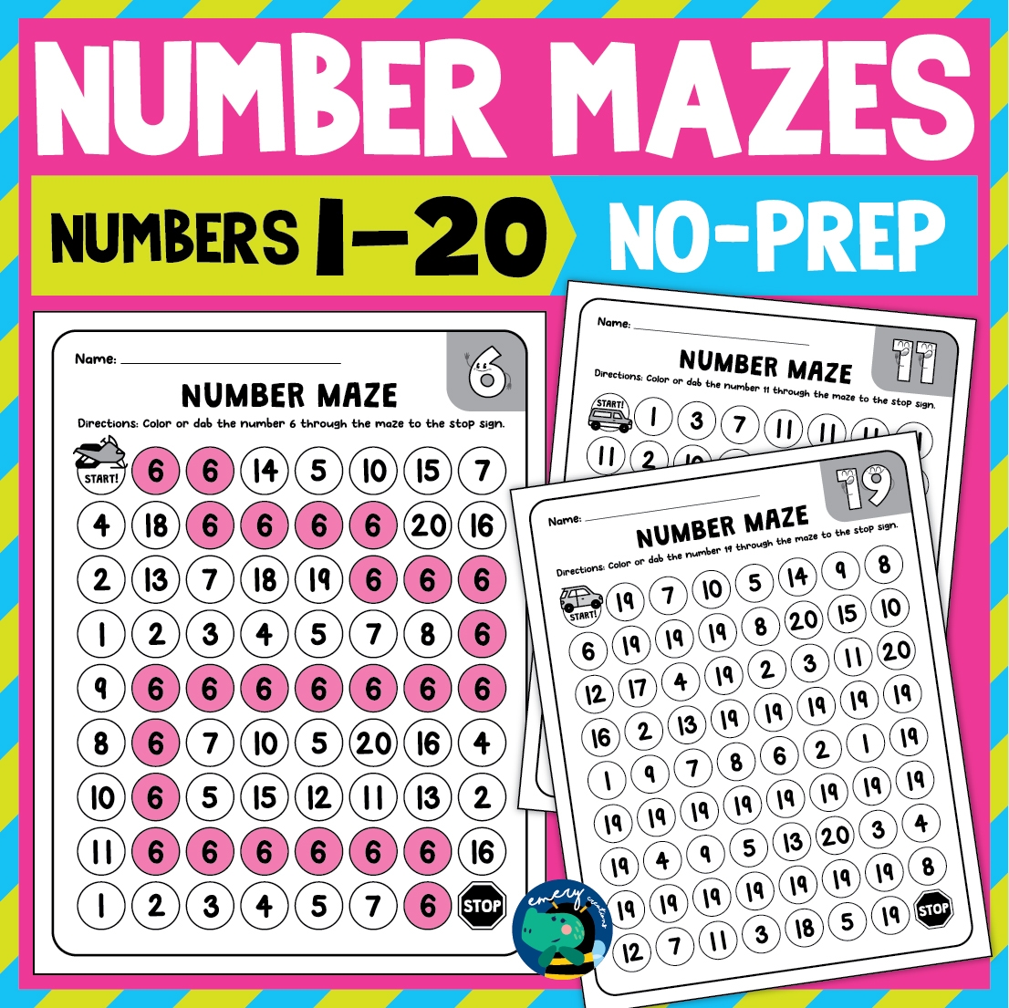 1st Grade Maze Worksheets