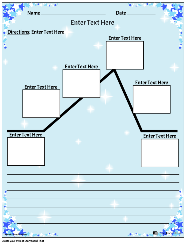 Plot Diagram Worksheets Customize With Storyboard That