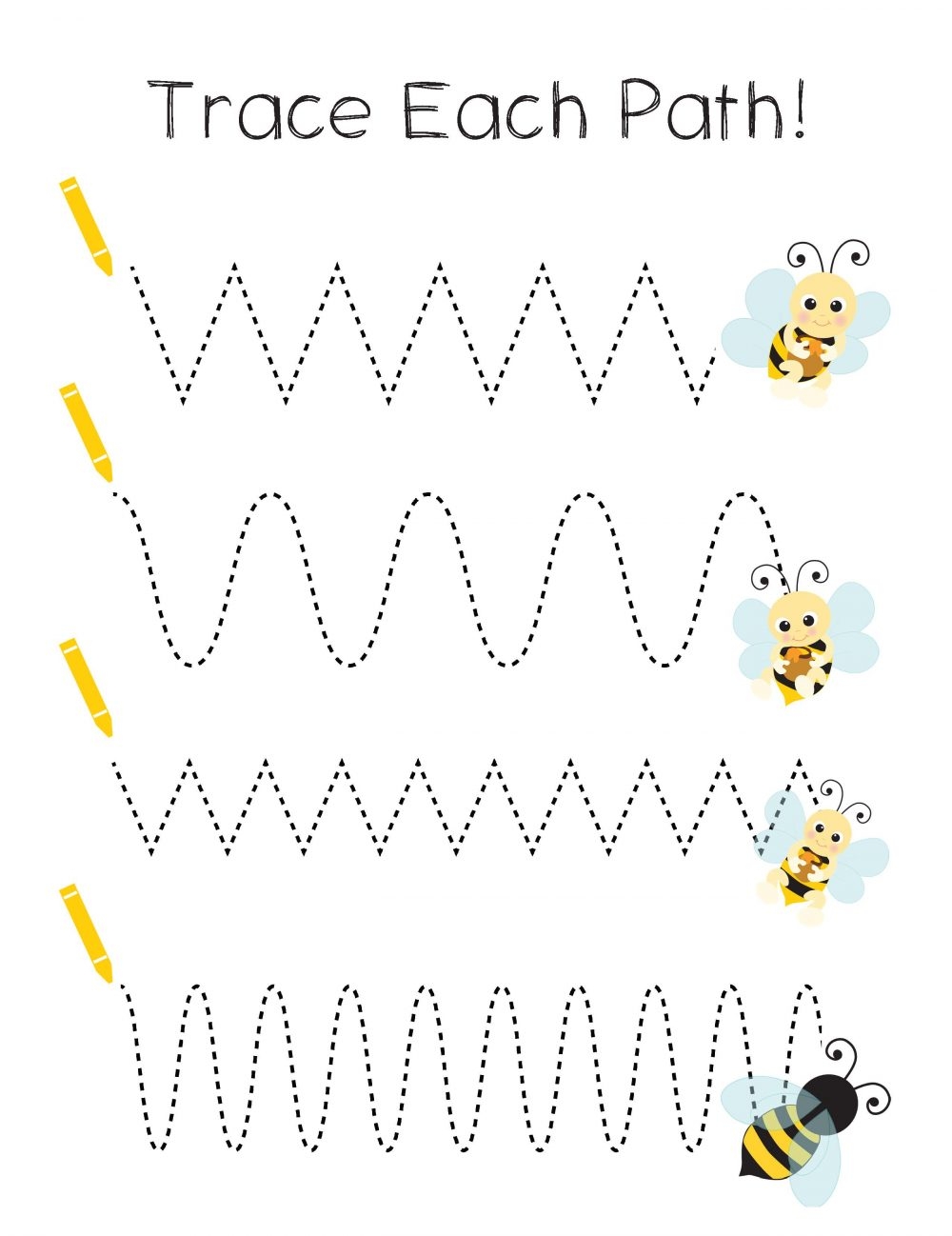 Marrs Preschool Bee Worksheets