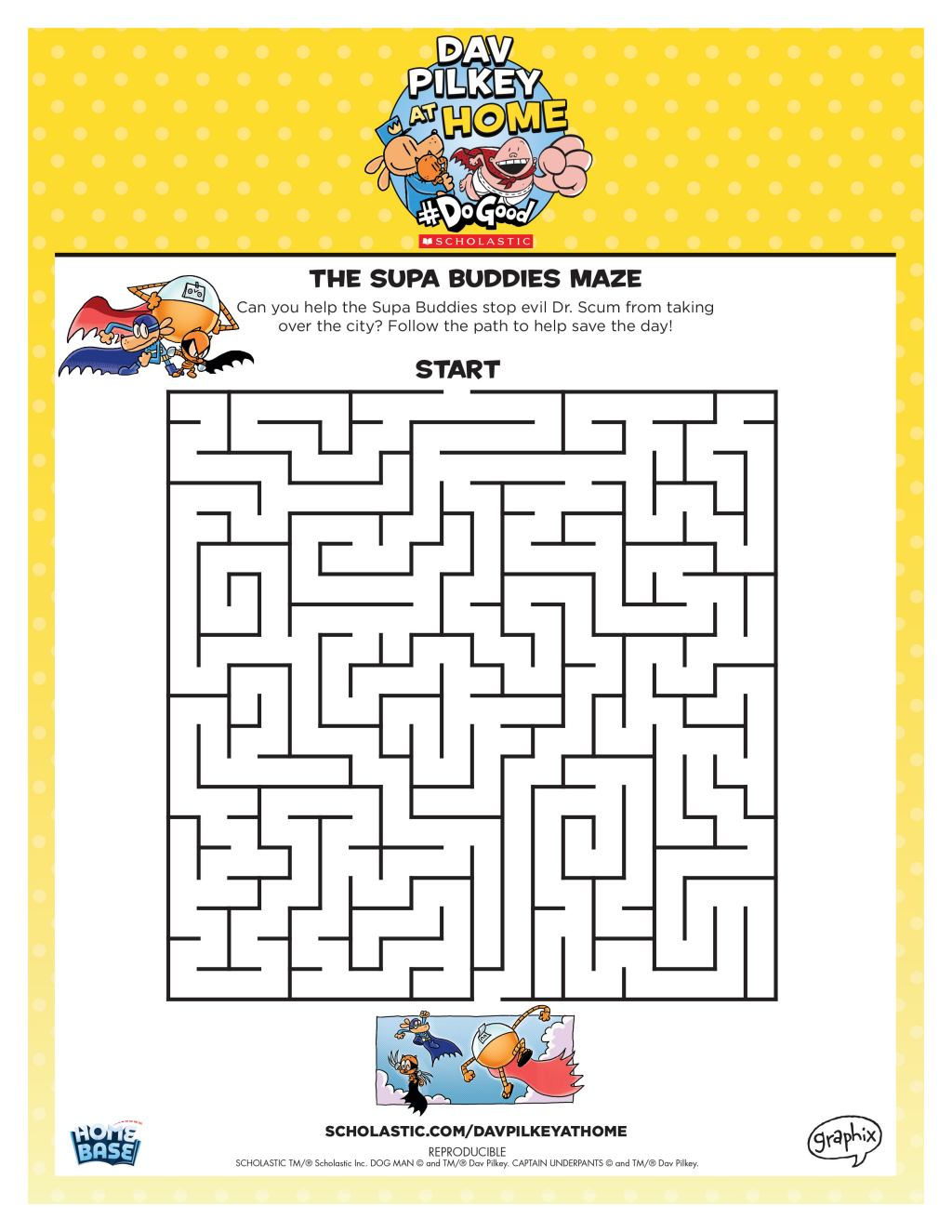 Printable Activities Dav Pilkey Scholastic Worksheets Library