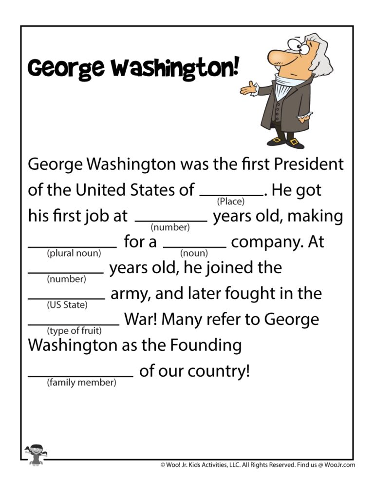 Printable US History Fill In The Blank Stories Woo Jr Kids Activities Children s Publishing