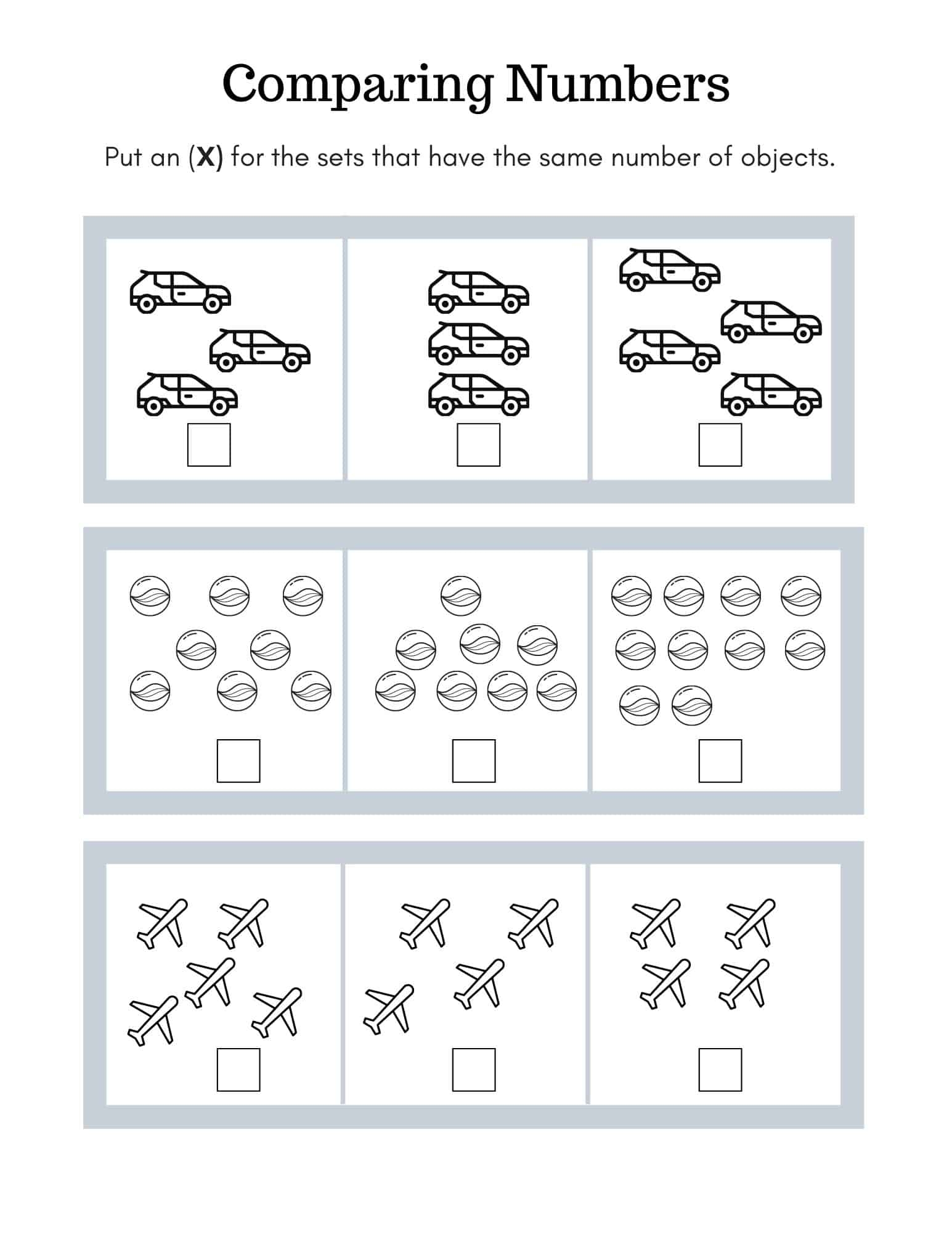 Printable Worksheets Kindergarten Book 1
