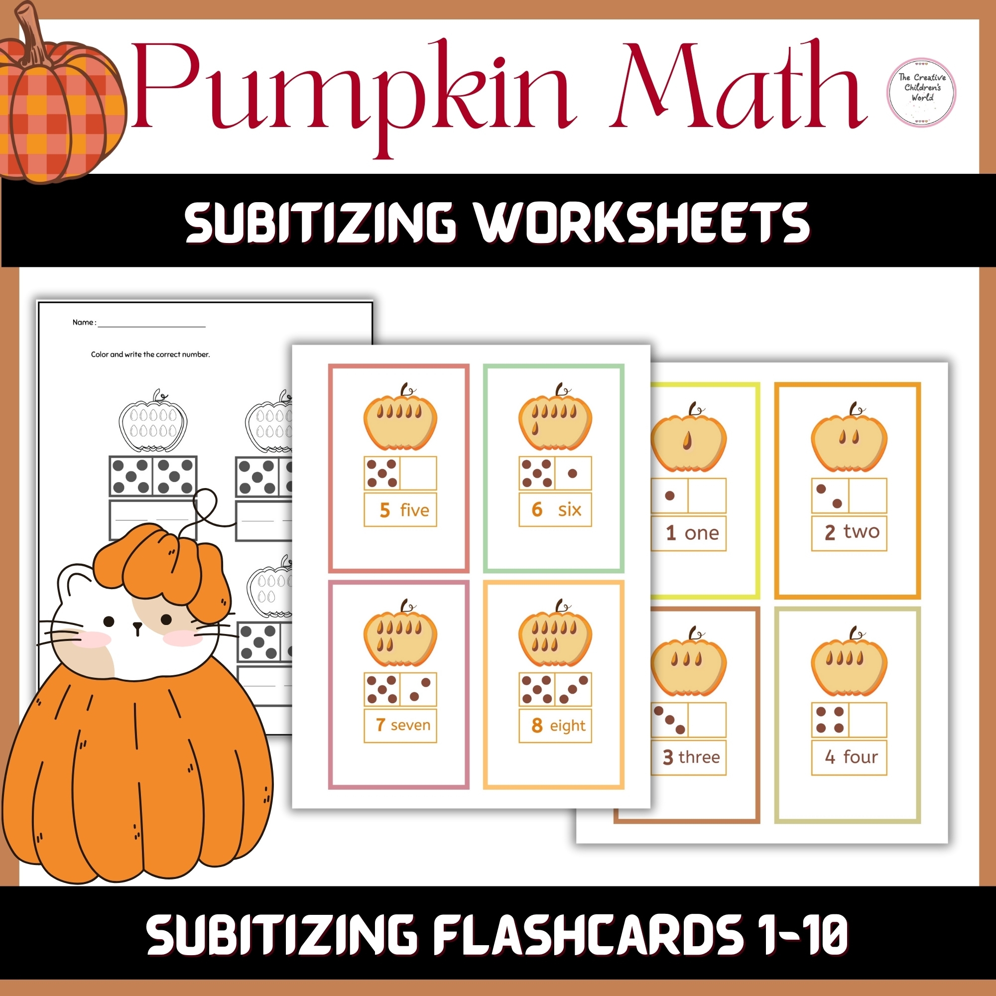 Subitizing Worksheet Preschool