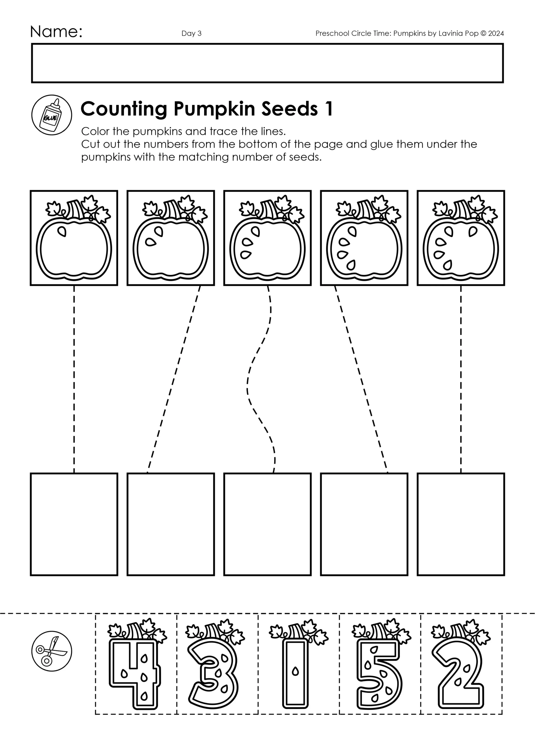 Pumpkins Preschool Circle Time Lessons Activities