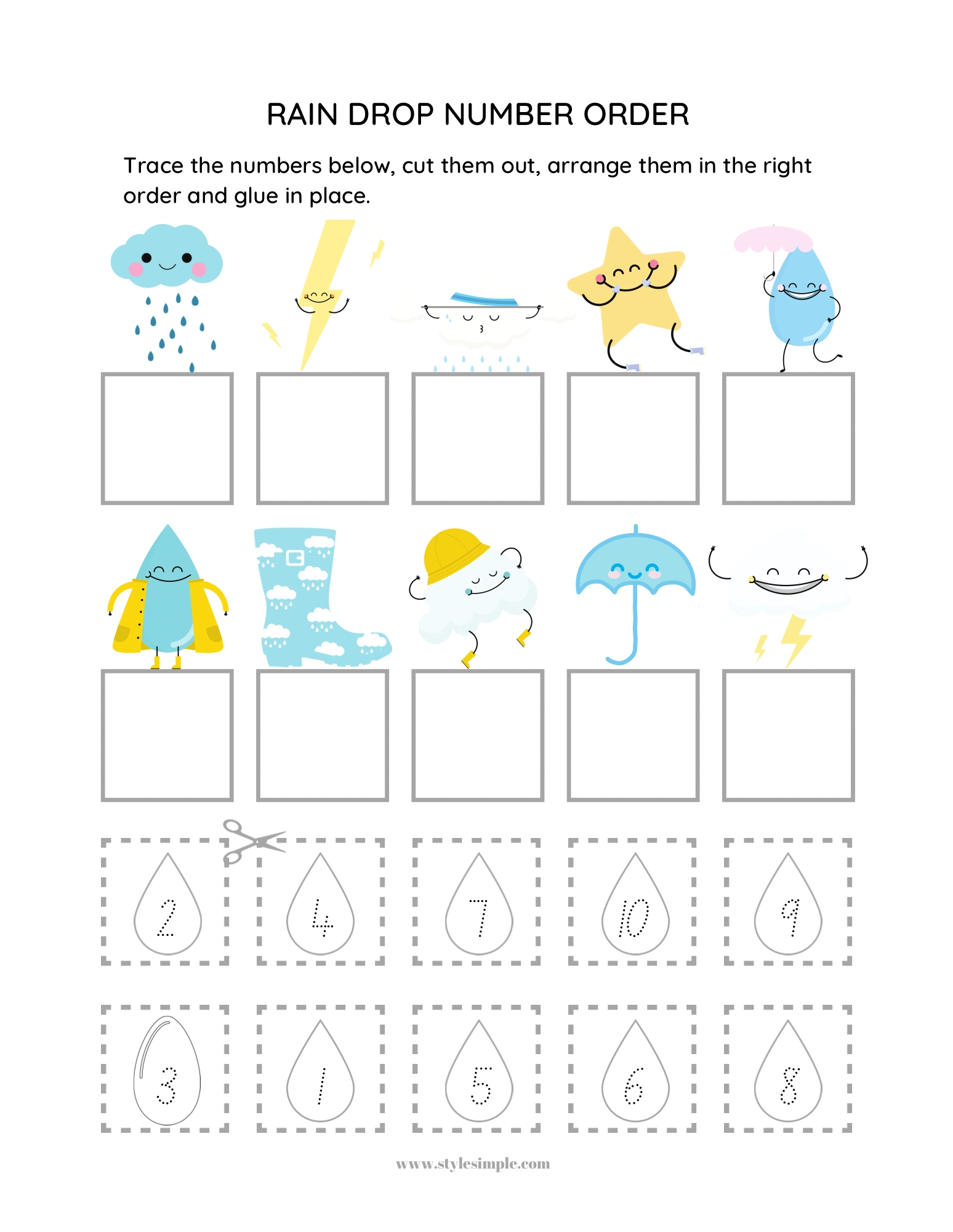 Rainy Day Free Printables Stylesimpler