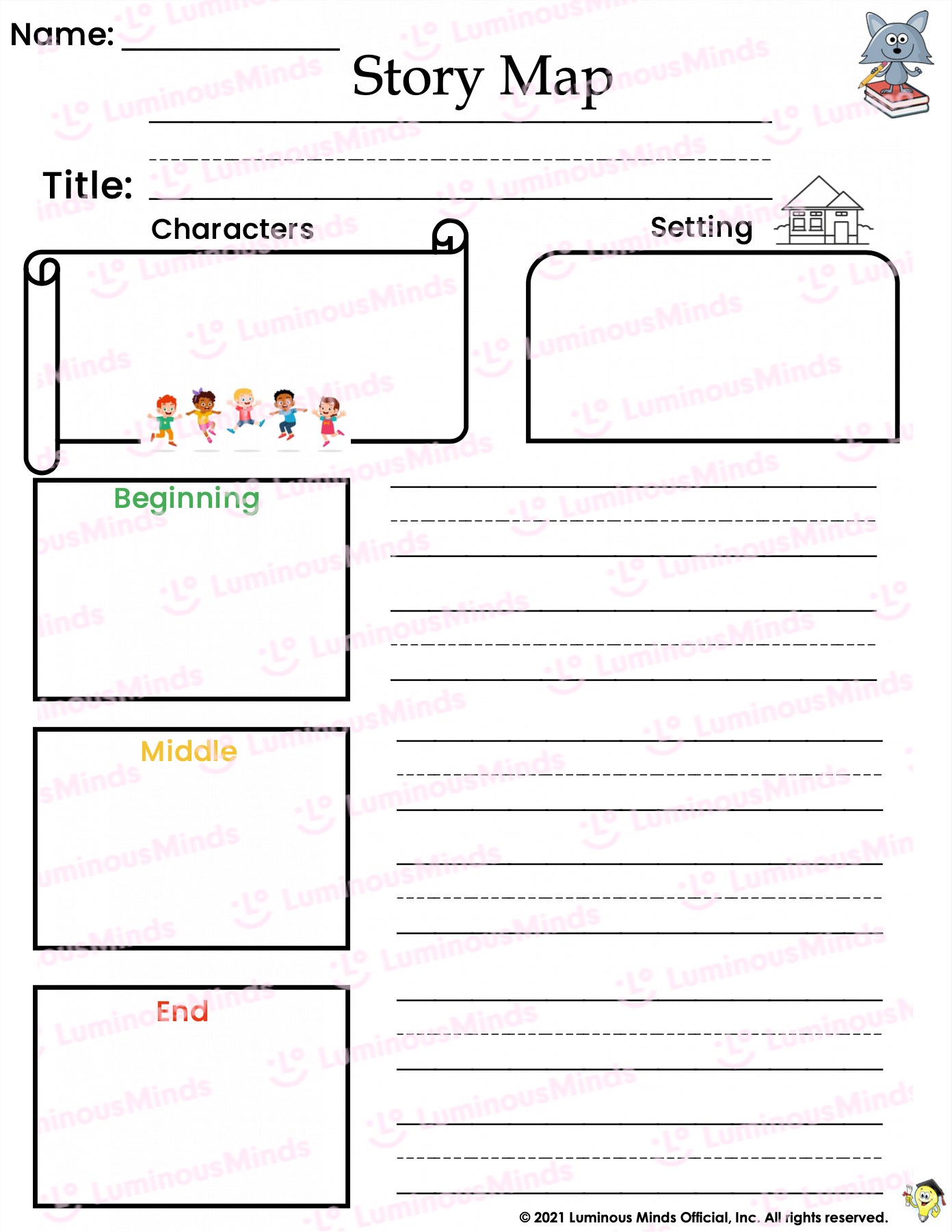 Story Map Printable Worksheet