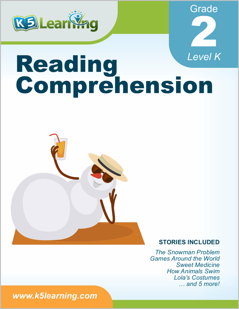 K5 Learning Reading Comprehension Worksheets