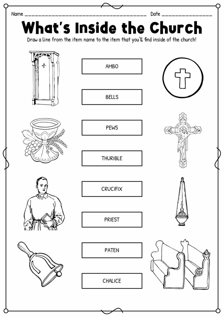 Religious Worksheets