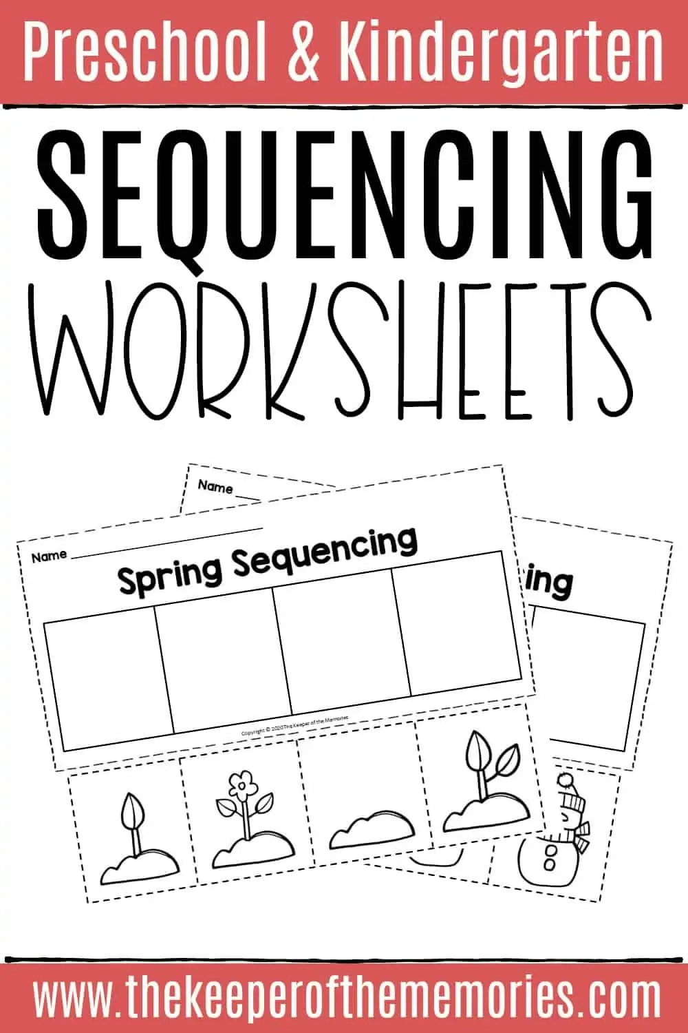 Sequence Worksheets For Kindergarten The Keeper Of The Memories