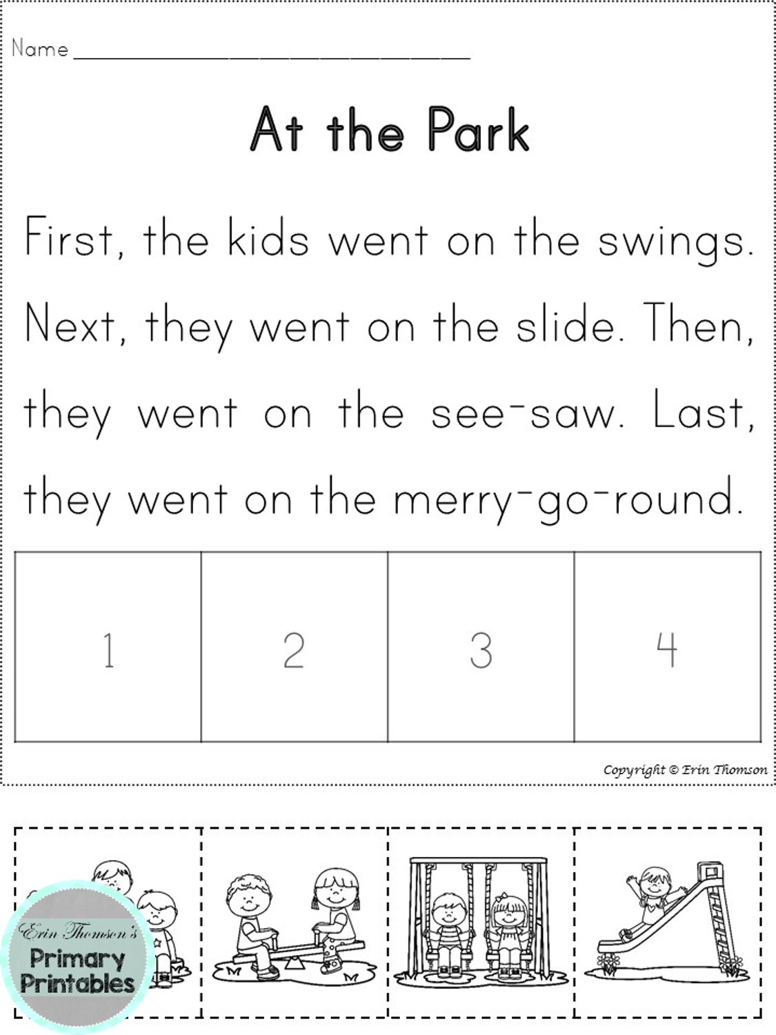 Sequencing Stories For Kindergarten Worksheets Library