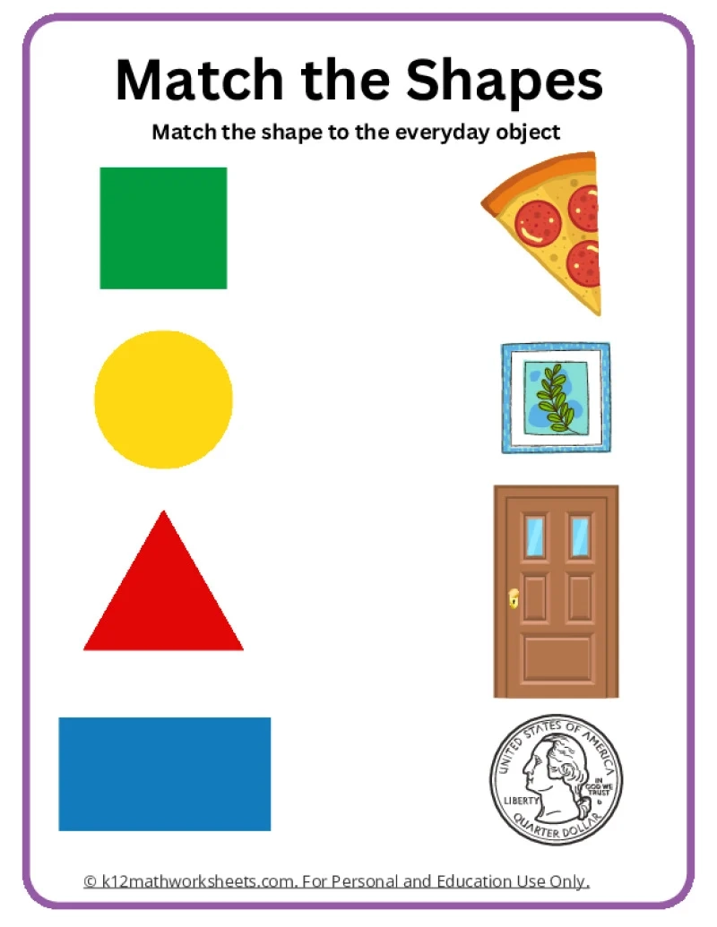 Shapes Worksheets